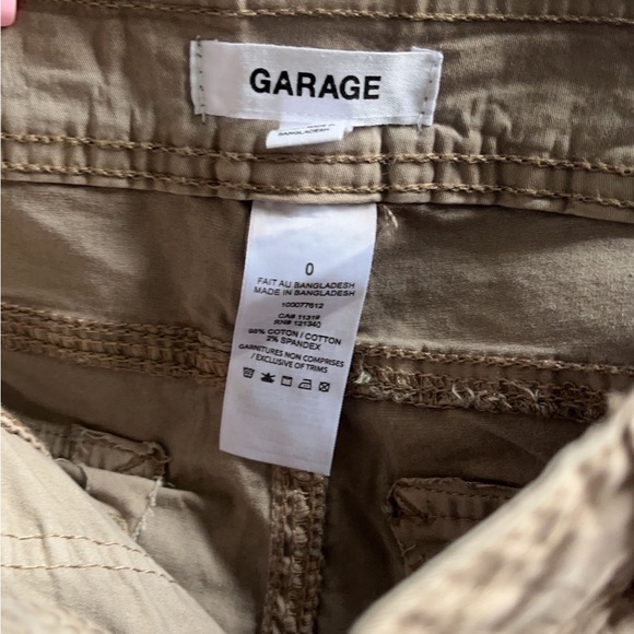 Garage Cargo Pants size 0 - Picture 2 of 2